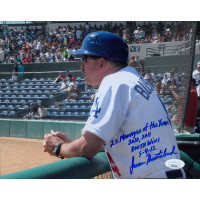 Juan Bustabad Rancho Cucamonga Quakes Signed 8x10 Glossy Photo JSA Authenticated