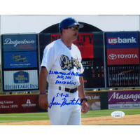 Juan Bustabad Rancho Cucamonga Quakes Signed 8x10 Glossy Photo JSA Authenticated