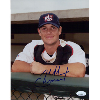 Jeff Clement Team USA Signed 8x10 Glossy Photo JSA Authenticated Jeff Clement Team USA Signed 8x10 Glossy Photo JSA Authenticated
