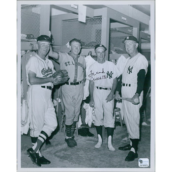 Frank Crosetti New York Yankees Signed 8x10 Glossy Photo Global Authenticated Frank Crosetti New York Yankees Signed 8x10 Glossy Photo Global Authenticated