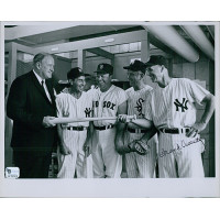 Frank Crosetti New York Yankees Signed 8x10 Glossy Photo Global Authenticated