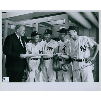 Frank Crosetti New York Yankees Signed 8x10 Glossy Photo Global Authenticated Frank Crosetti New York Yankees Signed 8x10 Glossy Photo Global Authenticated