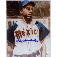Ray Dandridge Signed Azules De Veracruz Mexico 8x10 Global Authenticated Ray Dandridge Signed Azules De Veracruz Mexico 8x10 Global Authenticated