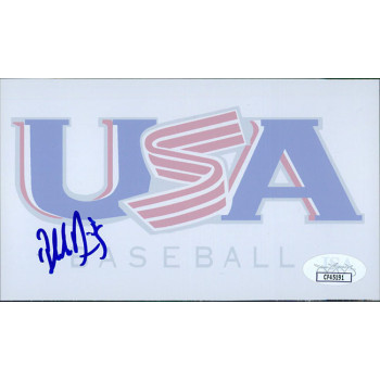 Blake Davis Team USA Signed 3.5x6 Glossy Photo JSA Authenticated Blake Davis Team USA Signed 3.5x6 Glossy Photo JSA Authenticated