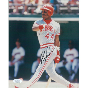 Eric Davis Cincinnati Reds Signed 8x10 Glossy Photo JSA Authenticated