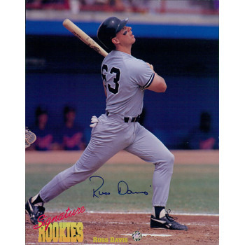 Russ Davis New York Yankees Signed 8x10 Cardstock Photo Signature Rookies