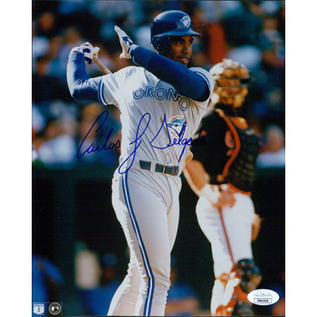 Carlos Delgado Toronto Blue Jays Signed 8x10 Glossy Photo JSA Authenticated Carlos Delgado Toronto Blue Jays Signed 8x10 Glossy Photo JSA Authenticated