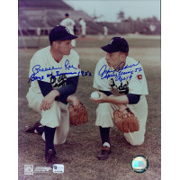 Brooklyn Dodgers Johnny Podres & Preacher Roe Signed 8x10 Photo Global Authenticated Brooklyn Dodgers Johnny Podres & Preacher Roe Signed 8x10 Photo Global Authenticated