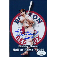 Bobby Doerr Boston Red Sox Signed 4x6 Glossy Photo JSA Authenticated Bobby Doerr Boston Red Sox Signed 4x6 Glossy Photo JSA Authenticated