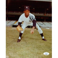 Al Downing New York Yankees Signed 8x10 Glossy Photo JSA Authenticated