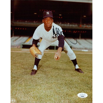 Al Downing New York Yankees Signed 8x10 Glossy Photo JSA Authenticated