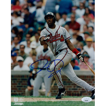 Jermaine Dye Atlanta Braves Signed 8x10 Glossy Photo JSA Authenticated Jermaine Dye Atlanta Braves Signed 8x10 Glossy Photo JSA Authenticated