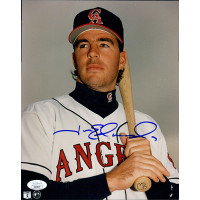 Jim Edmonds California Angels Signed 8x10 Glossy Photo JSA Authenticated