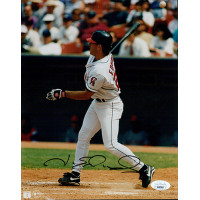 Jim Edmonds California Angels Signed 8x10 Glossy Photo JSA Authenticated