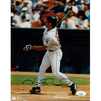 Jim Edmonds California Angels Signed 8x10 Glossy Photo JSA Authenticated