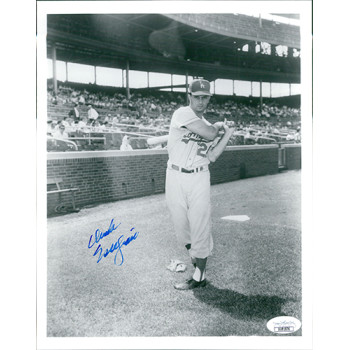 Chuck Essegian Los Angeles Dodgers Signed 8x10 Glossy Photo JSA Authenticated Chuck Essegian Los Angeles Dodgers Signed 8x10 Glossy Photo JSA Authenticated