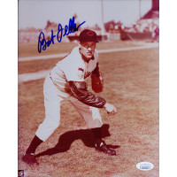 Bob Feller Cleveland Indians Signed 8x10 Glossy Photo JSA Authenticated Bob Feller Cleveland Indians Signed 8x10 Glossy Photo JSA Authenticated