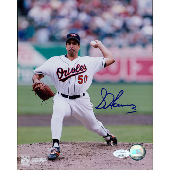 Sid Fernandez Baltimore Orioles Signed 8x10 Glossy Photo JSA Authenticated
