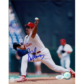 Sid Fernandez Philadelphia Phillies Signed 8x10 Glossy Photo JSA Authenticated