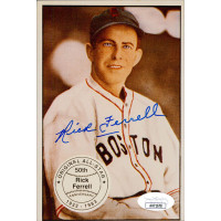 Rick Ferrell Boston Red Sox Signed 4x6 Glossy Photo JSA Authenticated Rick Ferrell Boston Red Sox Signed 4x6 Glossy Photo JSA Authenticated