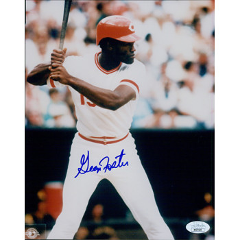 George Foster Cincinnati Reds Signed 8x10 Glossy Photo JSA Authenticated George Foster Cincinnati Reds Signed 8x10 Glossy Photo JSA Authenticated