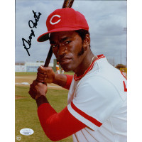 George Foster Cincinnati Reds Signed 8x10 Glossy Photo JSA Authenticated George Foster Cincinnati Reds Signed 8x10 Glossy Photo JSA Authenticated