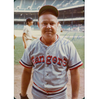 Nelson Fox Texas Rangers Signed 3.5x5 Matte Photo JSA Authenticated Nelson Fox Texas Rangers Signed 3.5x5 Matte Photo JSA Authenticated