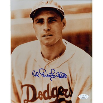 Al Gionfriddo Brooklyn Dodgers Signed 8x10 MLB Matte Photo JSA Authenticated Al Gionfriddo Brooklyn Dodgers Signed 8x10 MLB Matte Photo JSA Authenticated