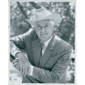 Curt Gowdy Sportscaster Signed 8x10 Glossy Photo JSA Authenticated