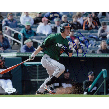 Yasmani Grandal Miami Hurricanes Signed 8x10 Glossy Photo JSA Authenticated
