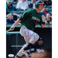 Yasmani Grandal Miami Hurricanes Signed 8x10 Glossy Photo JSA Authenticated