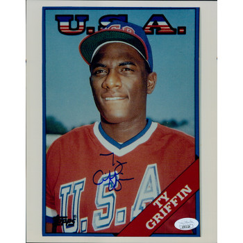 Ty Griffin Team USA Signed 8x10 Glossy Photo JSA Authenticated Ty Griffin Team USA Signed 8x10 Glossy Photo JSA Authenticated