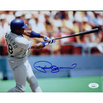 Pedro Guerrero Los Angeles Dodgers Signed 8x10 Matte Photo JSA Authenticated