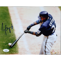 Tony Gwynn Jr. Milwaukee Brewers Signed 8x10 Glossy Photo JSA Authenticated Tony Gwynn Jr. Milwaukee Brewers Signed 8x10 Glossy Photo JSA Authenticated
