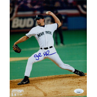 Greg Halama Seattle Mariners Signed 8x10 Glossy Photo JSA Authenticated Greg Halama Seattle Mariners Signed 8x10 Glossy Photo JSA Authenticated