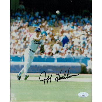 Jeff Hamilton Los Angeles Dodgers Signed 8x10 Glossy Photo JSA Authenticated Jeff Hamilton Los Angeles Dodgers Signed 8x10 Glossy Photo JSA Authenticated
