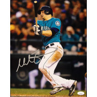 Mitch Haniger Seattle Mariners Signed 11x14 Matte Photo JSA Authenticated Kinks