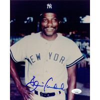 Elrod Hendricks New York Yankees Signed 8x10 Glossy Photo JSA Authenticated