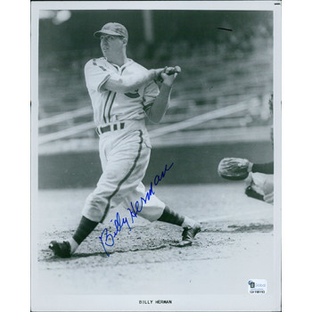 Billy Herman Chicago Cubs Signed 8x10 Glossy Photo Global Authenticated Billy Herman Chicago Cubs Signed 8x10 Glossy Photo Global Authenticated