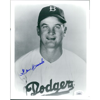 Gene Hermanski Brooklyn Dodgers Signed 8x10 Glossy Photo JSA Authenticated Gene Hermanski Brooklyn Dodgers Signed 8x10 Glossy Photo JSA Authenticated