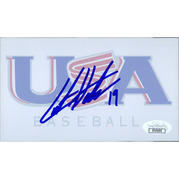 Luke Hochevar Team USA Signed 3.5x6 Glossy Photo JSA Authenticated