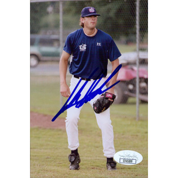 Luke Hochevar Team USA Signed 4x6 Glossy Photo JSA Authenticated Luke Hochevar Team USA Signed 4x6 Glossy Photo JSA Authenticated