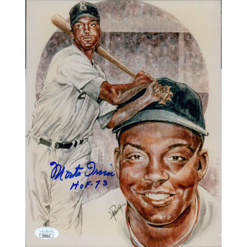 Monte Irvin New York Giants Signed 8x10 Matte Photo JSA Authenticated