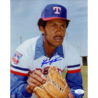 Ferguson Jenkins Texas Rangers Signed 8x10 Glossy Photo JSA Authenticated