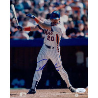 Howard Johnson New York Mets Signed 8x10 Glossy Photo JSA Authenticated