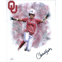 Chana'e Jones Oklahoma Sooners Softball Signed 8x10 Photo JSA Authenticated