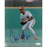 Ricky Jordan Philadelphia Phillies Signed 8x10 Glossy Photo JSA Authenticated Ricky Jordan Philadelphia Phillies Signed 8x10 Glossy Photo JSA Authenticated