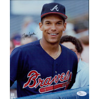 David Justice Atlanta Braves Signed 8x10 Glossy Photo JSA Authenticated Rookie David Justice Atlanta Braves Signed 8x10 Glossy Photo JSA Authenticated Rookie