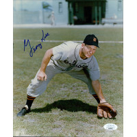 George Kell Detroit Tigers Signed 8x10 Glossy Photo JSA Authenticated George Kell Detroit Tigers Signed 8x10 Glossy Photo JSA Authenticated