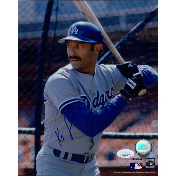 Ken Landreaux Los Angeles Dodgers Signed 8x10 Glossy Photo JSA Authenticated Ken Landreaux Los Angeles Dodgers Signed 8x10 Glossy Photo JSA Authenticated